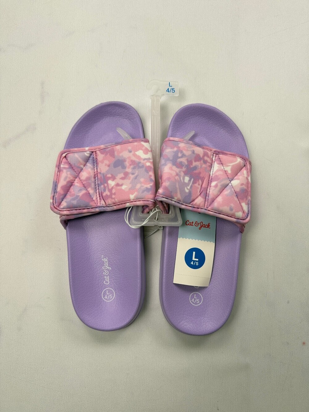 Cat & Jack Slides Purple 2010s Adjustable - Girls L 4/5